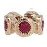 14ct Yellow Gold Pandora Ruby Light Spacer Charm