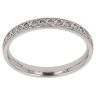 18ct White Gold 0.15ct Brilliant Cut Diamond Half Eternity Ring