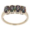 9ct Yellow Gold Mystic Topaz Four Stone Ring