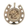 9ct Yellow Gold 1910 Edward VII UK Full Sovereign Coin Pendant