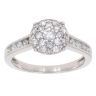 18ct White Gold 0.72ct Diamond Cluster Ring