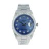 Rolex Custom Oyster Perpetual Date Pre Owned Watch Ref 15200