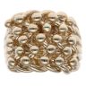 9ct Yellow Gold Five Row Keeper Ring