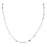 9ct White Gold Fancy Collarette 16"