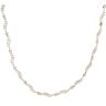 14ct Yellow And White Gold Fancy Chain 18"