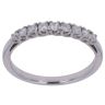 18ct White Gold 0.33ct Brilliant Cut Diamond Half Eternity Ring
