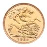 1982 Elizabeth II Decimal Portrait UK Half Sovereign Coin