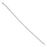 Silver Diamond Cut Bead Bracelet 7" By Icesia
