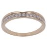 9ct Yellow Gold 0.10ct Brilliant Cut Diamond Wishbone Ring