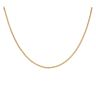 22ct Yellow Gold Flat Milan Chain 18"