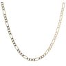9ct Yellow Gold Figaro Chain 20"