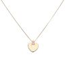 9ct Yellow and Rose Gold Cariad Heart Clogau Pendant and Chain 22"