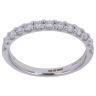 9ct White Gold 0.50ct Brilliant Cut Lab Grown Diamond Half Eternity Ring