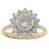 18ct Yellow Gold 2.85ct Brilliant Cut Diamond Cluster Ring