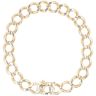 9ct Yellow Gold Curb Bracelet 9.5"
