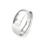Platinum 6mm Slight Court Wedding Band