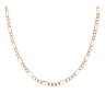 9ct Yellow Gold Figaro Chain 22"