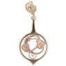 9ct Yellow and Rose Gold Vine Of Life Clogau Pendant
