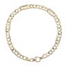 9ct Yellow Gold Fancy Bracelet 7.5"