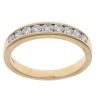 18ct Yellow Gold 0.50ct Brilliant Cut Diamond Half Eternity Ring