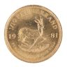 1981 1/10oz South Africa Krugerrand Coin