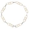 9ct Yellow and White Gold Fancy Bracelet 8"