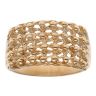 9ct Yellow Gold Four Row Keeper Ring