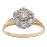 18ct Yellow Gold 1.00ct Brilliant Cut Diamond Cluster Ring