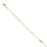 22ct Yellow Gold Beaded Bracelet 7"