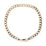9ct Yellow Gold Curb Bracelet 8"