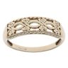 9ct Yellow Gold Patterned Celtic Signet Ring