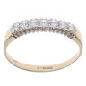 9ct Yellow Gold Cubic Zirconia Eternity Ring