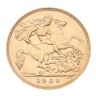 1909 Edward VII Large Head UK Half Sovereign Coin