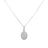 Silver St Christopher Pendant and Chain 18" By Icesia