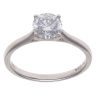 9ct White Gold 1.00ct Brilliant Cut Lab Grown Diamond Solitaire Ring