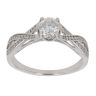 9ct White Gold 1.15ct Brilliant Cut Diamond Solitaire Ring