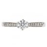 Platinum 0.30ct Diamond Solitaire Ring