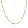 9ct Yellow Gold Figaro Chain 24"