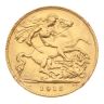 1915 George V Large Head UK Half Sovereign Coin