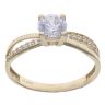 9ct Yellow Gold Cubic Zirconia Single Stone Ring