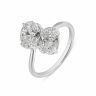 9ct White Gold 2.00ct ‘Me And You’ Lab Grown Diamond Ring