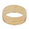 18ct Yellow Gold Zigzag Patterned Wedding Band 7.15mm