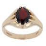 9ct Yellow Gold Garnet Signet Ring