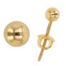 22ct Yellow Gold Ball Stud Earrings