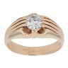 9ct Yellow Gold 0.75ct Diamond Signet Ring