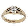 18ct Yellow Gold 0.55ct Old Cut Diamond Signet Ring