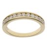 18ct Yellow Gold 0.50ct Brilliant Cut Diamond Half Eternity Ring