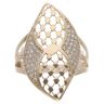 14ct Yellow Gold Cubic Zirconia Stone Set Ring