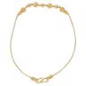 22ct Yellow Gold Chevron Bead Fancy Bracelet 7"