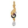 22ct Yellow and White Gold Peacock Pendant